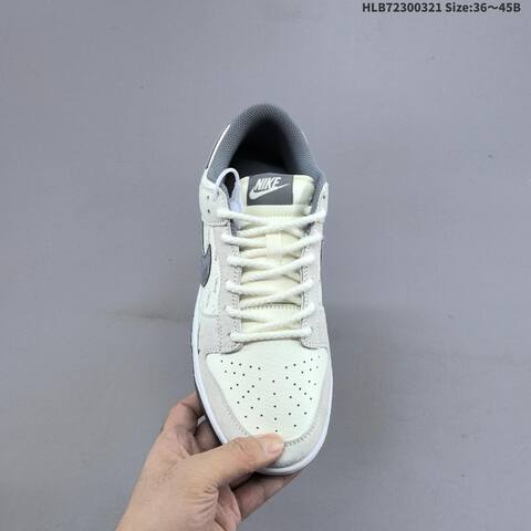 Nike Dunk SB Low Stussy Cream Light Grey Dark Grey White EU 36-45 Skate Shoe - Unisex (BS-61222)