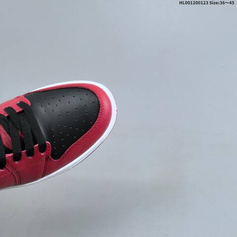 a Air Jordan 1 Mid Reverse Bred AIR JORDAN 1 Aj1 Lifestyle (BS-66864)
