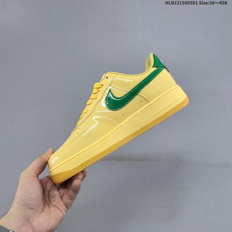 Nike Air Force 1 07 LV8 IO4489-700 Yellow Green Gum EU 36-45 Sneaker - Unisex (BS-60546)