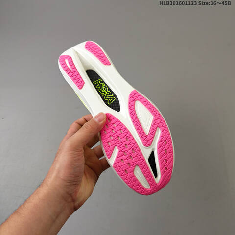 HOKA ONE ONE Other HOKA ONE PEBA Hoka One On Premium Replica High-end Men s And Women s Fashion Sports Running And Basketball Shoes Up To 95 Off Retail During The Current Promotion Neon Yellow White Pink Black EU 36-45 Running Shoe Running Sneakers (BS-69450)