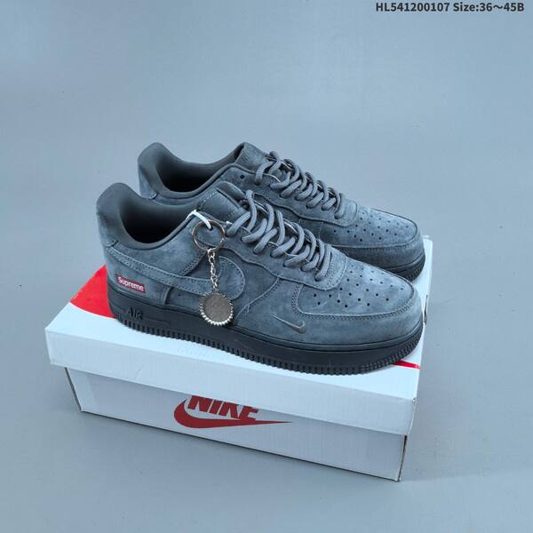 Nike Air Force 1 Low white dark brown black gray EU 36-45 sneaker