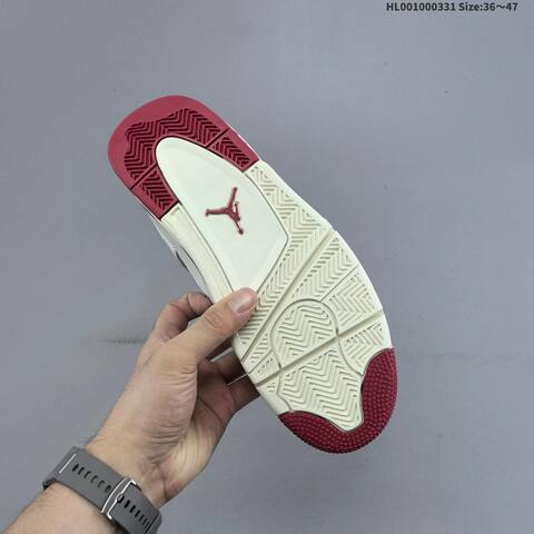 Air Jordan 4 Retro Sierra Red WMNS AIR JORDAN 4 Aj4 Lifestyle (BS-66379)