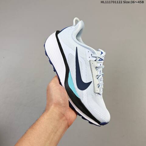 Nike REACTX PEGASUS TRAIL 6 White Navy Blue Light Blue Black EU 36-45 Trail Shoe - Unisex (BS-63250)
