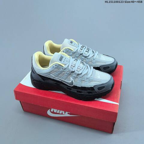 Nike P-6000 Black White EU 40-45 Running Shoe - Men's (BS-61798)