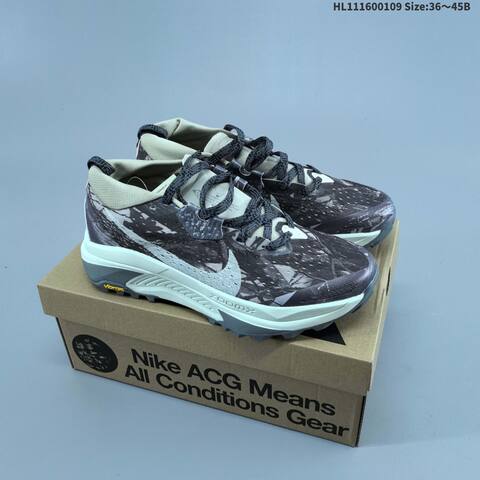 Nike ACG Zegama Trail 2 HV8113-003 Dark Grey Light Green Black EU 36-45 Trail Shoe - Unisex (BS-62104)