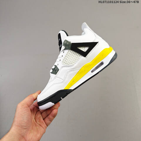 Air Jordan 4 Retro Tour Yellow Replica AIR JORDAN 4 Aj4 Lifestyle (BS-67698)