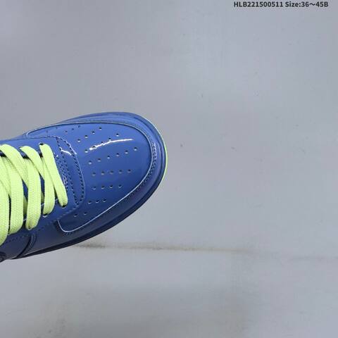 Nike Air Force 1 07 LV8 Blue Purple Neon Yellow EU 36-45 Sneaker - Unisex (BS-60407)