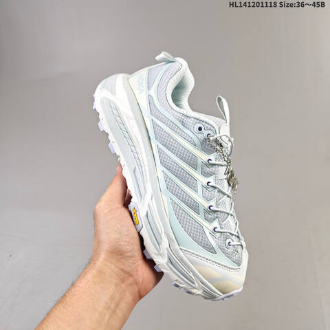 HOKA ONE ONE Mafate Three 2 Off White Light Beige Grey EU 36-45 Trail Shoe Trail Running Sneakers - Unisex (BS-69474)