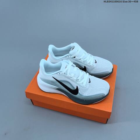 Nike Air Zoom Pegasus 42 White Black Grey Orange EU 36-45 Running Shoe - Unisex (BS-59922)
