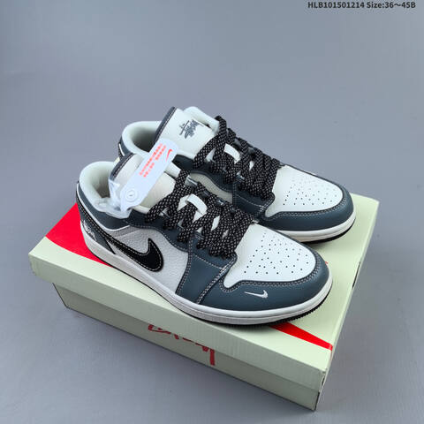Nike Air Jordan 1 Low Supreme Lifestyle (BS-67436)
