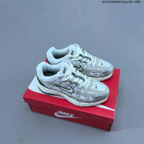 Nike P-6000 Light Off White Black Olive EU 36-46 Running Shoe - Unisex (BS-59990)