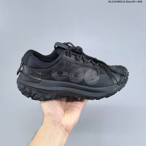 Nike ACG Mountain Fly 2 Low GTX Black Dark Grey Light Grey Orange EU 39-45 Trail Shoe - Unisex (BS-62047)