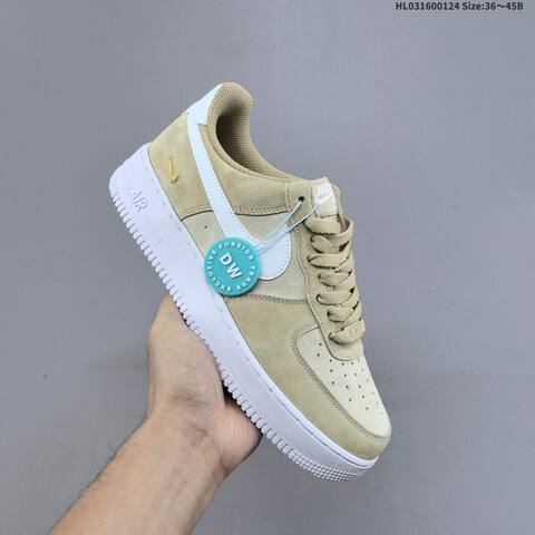Nike Air Force 1 07 Low Beige White EU 36-45 Sneaker - Unisex (BS-61776)