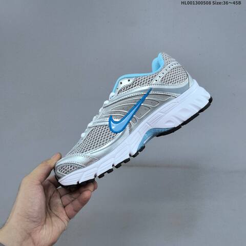 Nike Air Max MOTO 2K Black White Silver Blue EU 36-45 Running Shoe - Unisex (BS-60466)