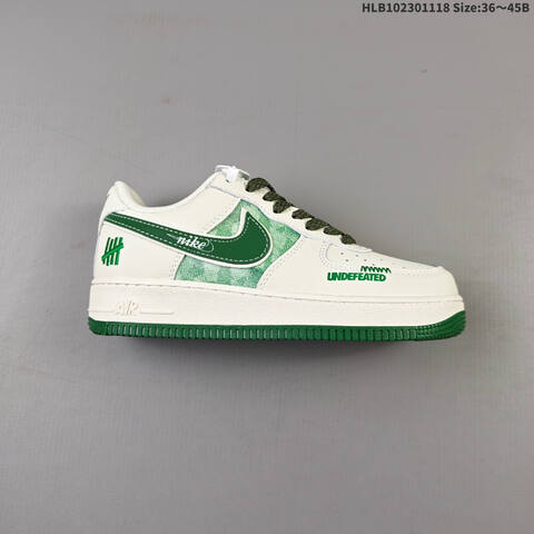 Nike Air Force 1 Low Supreme Off White Green Olive Green EU 36-45 Sneaker - Unisex (BS-63516)