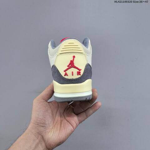 Air Jordan 3 Retro Hide And Sneak AIR JORDAN 3 Aj3 Lifestyle (BS-66490)