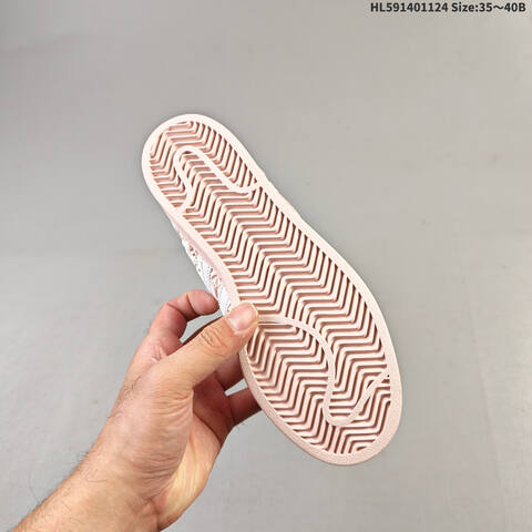 Adidas Caroline Hu x Adidas Originals Superstar W Light Pink White EU 35-40 Skate Shoe - Unisex (BS-65467)