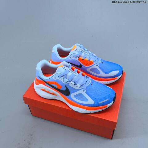 Nike Structure Plus ReactX Air Zoom Blue Orange White Black EU 40-45 Running Shoe - Men's (BS-60286)