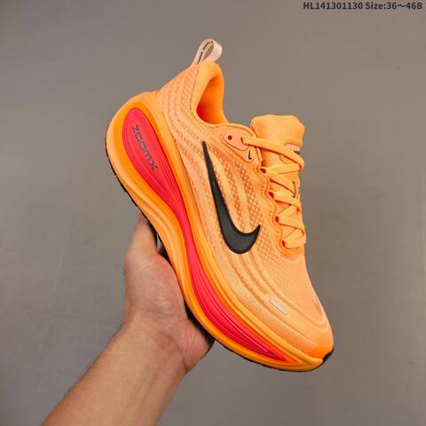 Nike Vomero Plus ReactX Air Zoom White Light Grey Orange Red Black EU 36-46 Running Shoe - Unisex (BS-62927)