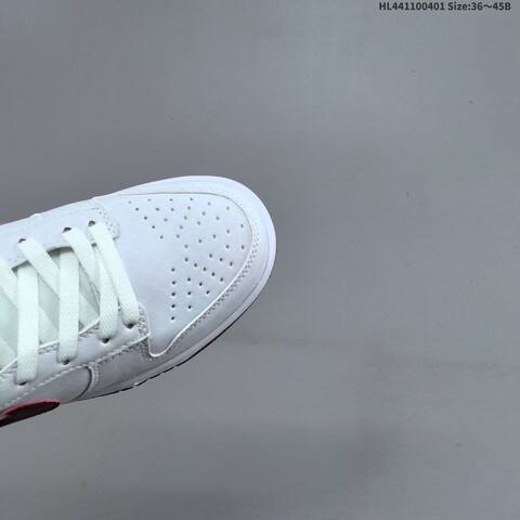 Nike SB Dunk Low White Dark Red EU 36-45 Skate Shoe - Unisex (BS-60994)