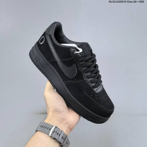 Nike Air Force 1 07 HF9109 001 All Black EU 36 45 Sneaker EU 36-45 - Unisex (BS-60256)
