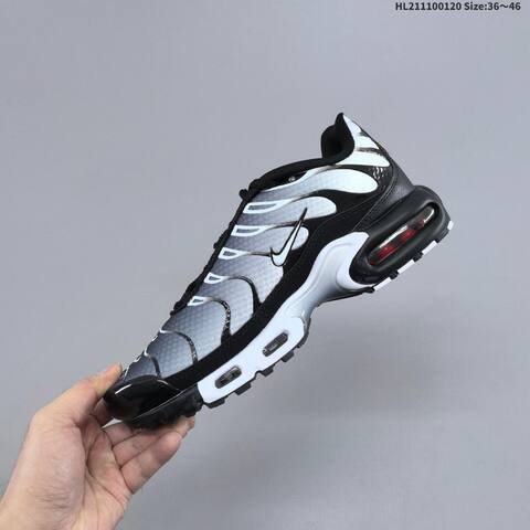 Nike Air Max Plus TN Black Grey White EU 36-46 Running Shoe - Unisex (BS-61881)
