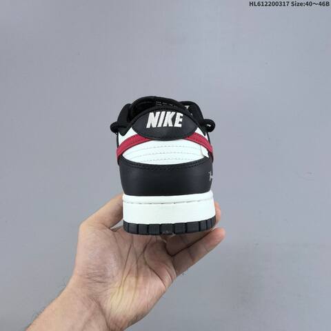 Nike Dunk SB Low White Black Red EU 40-46 Skate Shoe - Men's (BS-61285)