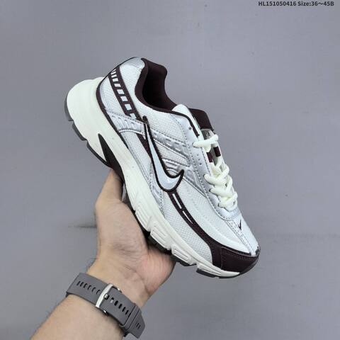 Nike Initiator White Silver Burgundy Black EU 36-45 Running Shoe - Unisex (BS-60692)