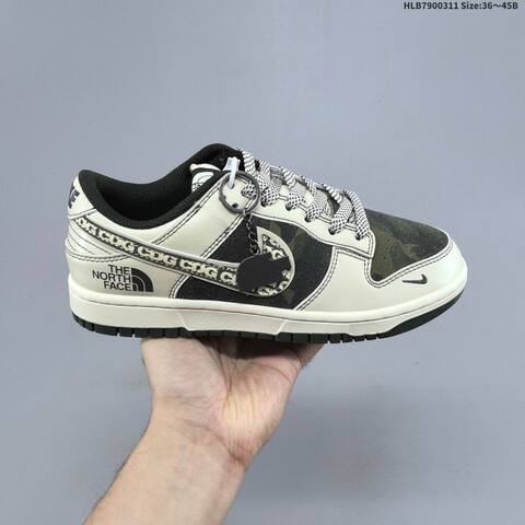 Nike Dunk SB Low Grey Burgundy Navy Cream EU 36-45 Skate Shoe - Unisex (BS-61370)