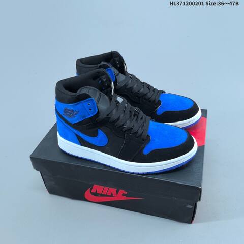 Nike Air Jordan 1 Retro High OG Black White AIR JORDAN 555088-063 Lifestyle (BS-66737)