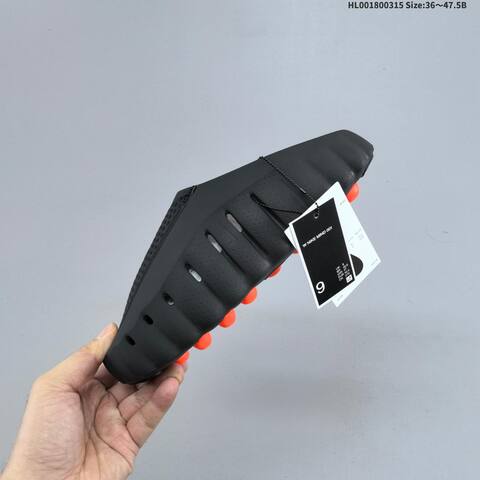 Nike Mind 001 Light Gray Black Silver Orange EU 36-47 5 Slides - Unisex (BS-61301)