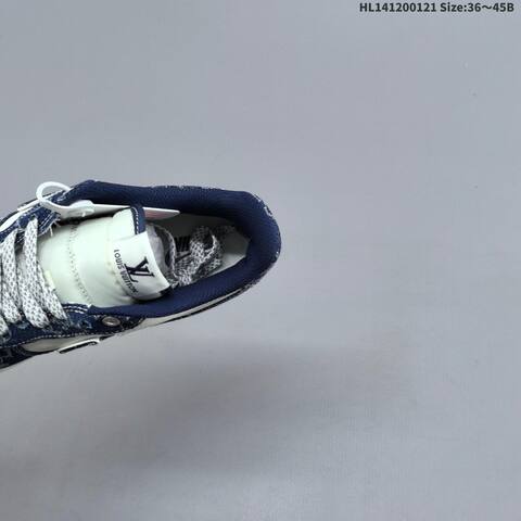 Nike Air Force 1 07 Low White Navy Blue Orange EU 36-45 Sneaker - Unisex (BS-61852)