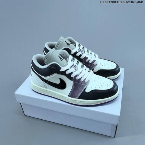 Air Jordan 1 Low Purple AIR JORDAN 1 Aj1 Lifestyle (BS-66545)
