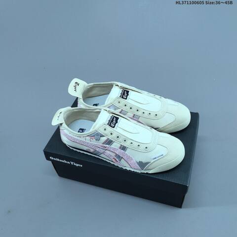 Onitsuka Tiger MEXICO 66 SLIP ON Cream White Grey Blue Black EU 36-45 Sneaker Casual Sneakers - Unisex (BS-68765)