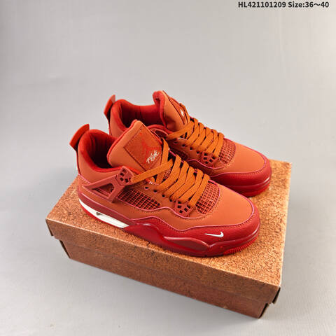 Nigel Sylvester x Air Jordan 4 OG Brick By Brick BIKE AIR JORDAN 4 Aj4 4 BMX Lifestyle (BS-67515)
