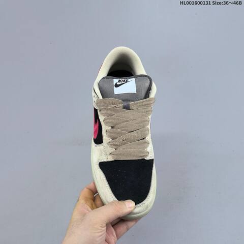 Nike SB Dunk Low Khaki Black Red Grey EU 36-46 Skate Shoe - Unisex (BS-61624)