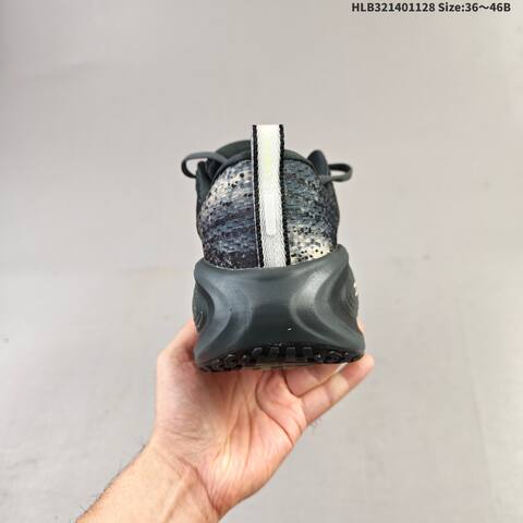 Nike Vomero Plus ReactX Air Zoom Dark Grey Black White Neon Green EU 36-46 Running Shoe - Unisex (BS-62979)