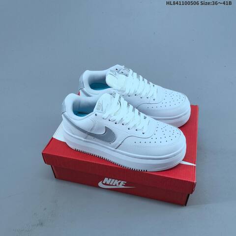 Nike Court Vision Alta LTR White Light Blue EU 36-41 Skate Shoe - Unisex (BS-60488)
