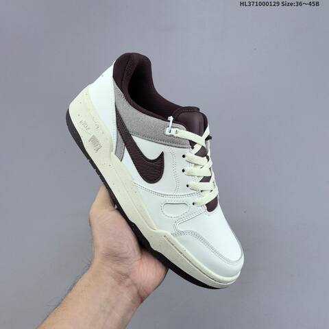 Nike Full Force Lo Sail Burgundy Grey Cream EU 36-45 Skate Shoe - Unisex (BS-61668)
