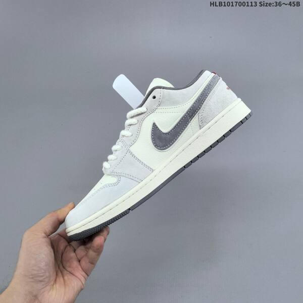 Nike Air Jordan 1 Low navy blue white gray EU 36 45 lifestyle