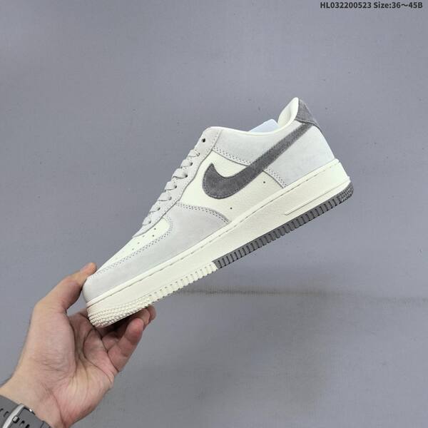 Nike Air Force 1 07 LV8 light grey cream dark grey EU 36-45 sneaker