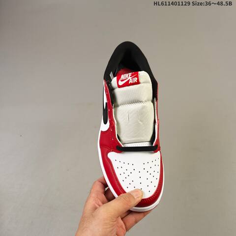 Air Jordan 1 Low OG Black Muslin Varsity Red Replica AIR JORDAN 1 Aj1 Lifestyle (BS-67620)