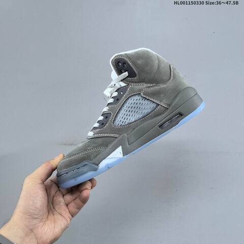 Air Jordan 5 Retro Wolf Grey Replica AIR JORDAN 5 Aj5 Lifestyle (BS-66404)