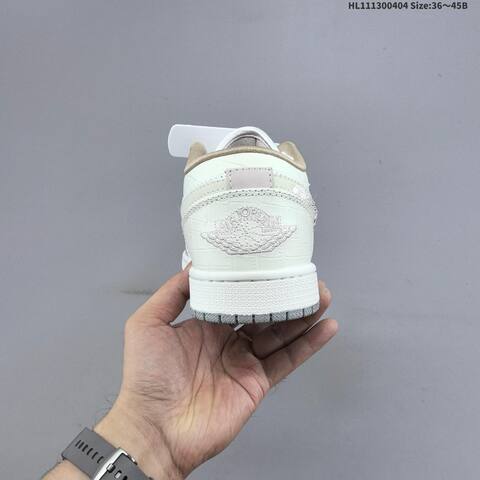 Air Jordan 1 Low Soft Pearl WMNS AIR JORDAN 1 Aj1 Lifestyle (BS-66331)