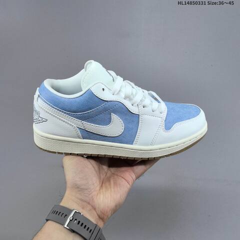 Air Jordan 1 Low Worn Blue AIR JORDAN 1 Aj1 Lifestyle (BS-66374)