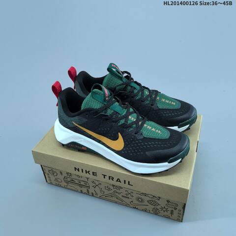 Nike React Wildhorse 10 Mint Green Olive Black White EU 36-45 Trail Shoe - Unisex (BS-61748)