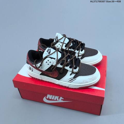 Nike SB Dunk Low Off White Dark Grey Green EU 36-45 Skate Shoe - Unisex (BS-61453)