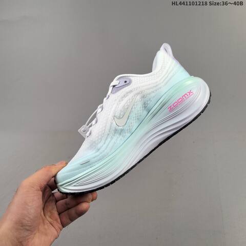 Nike Air Zoom Vomero PLUS White Light Blue Purple Pink EU 36-40 Running Shoe - Unisex (BS-62587)