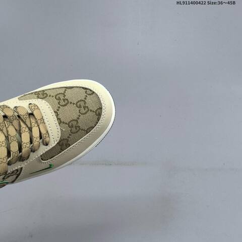 Nike Air Force 1 07 Beige Brown Dark Green Off White EU 36-45 Sneaker - Unisex (BS-60581)