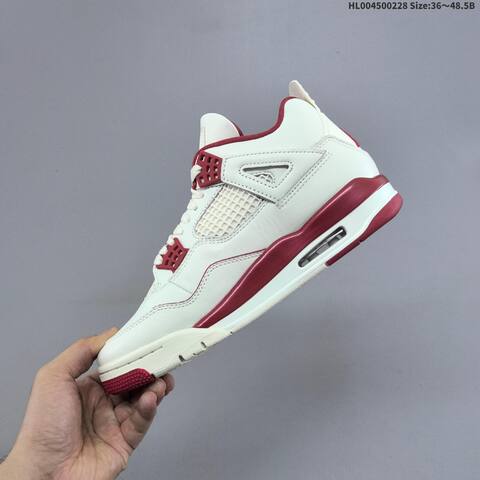 Air Jordan 4 Retro Sierra Red WMNS AIR JORDAN 4 Aj4 Lifestyle (BS-66663)